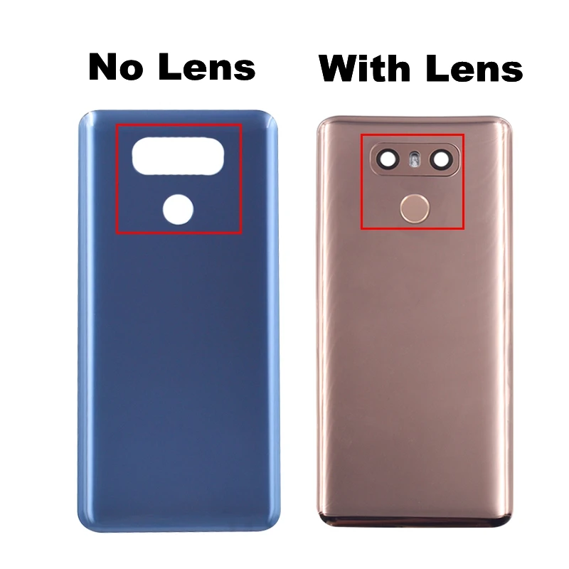 Для LG G6 крышка батареи чехол для двери корпус с объективом камеры + стекло