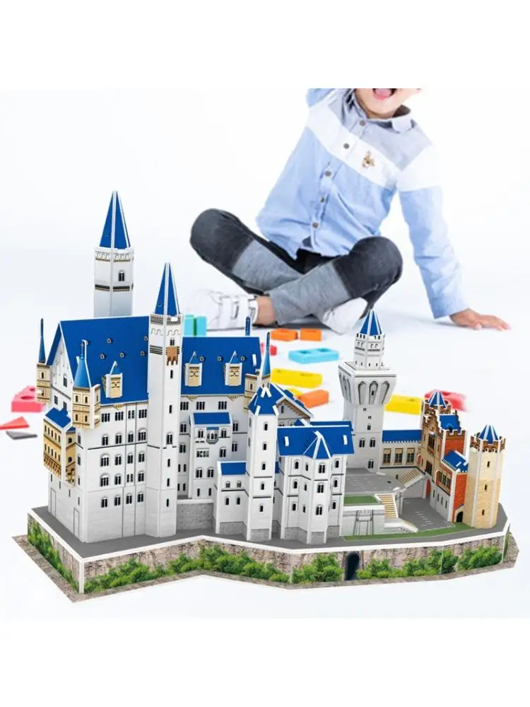 

3D Neuschwanstein Castle Puzzles for Adults and Teens Germany Building Model K1MB