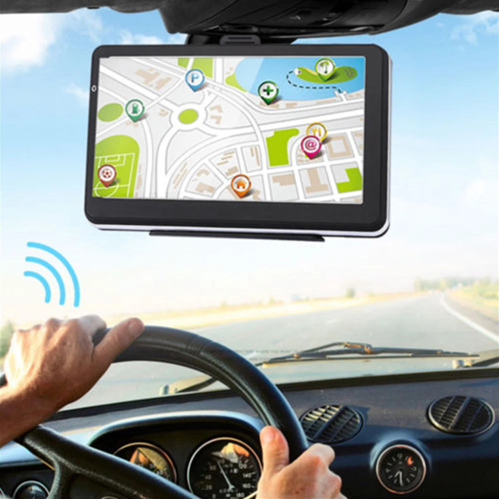 

Автомобильный GPS навигации 7 дюймов Портативный HD сенсорный Экран со в европейском и американском стиле, карта 8 ГБ GPS навигации голосовые по...