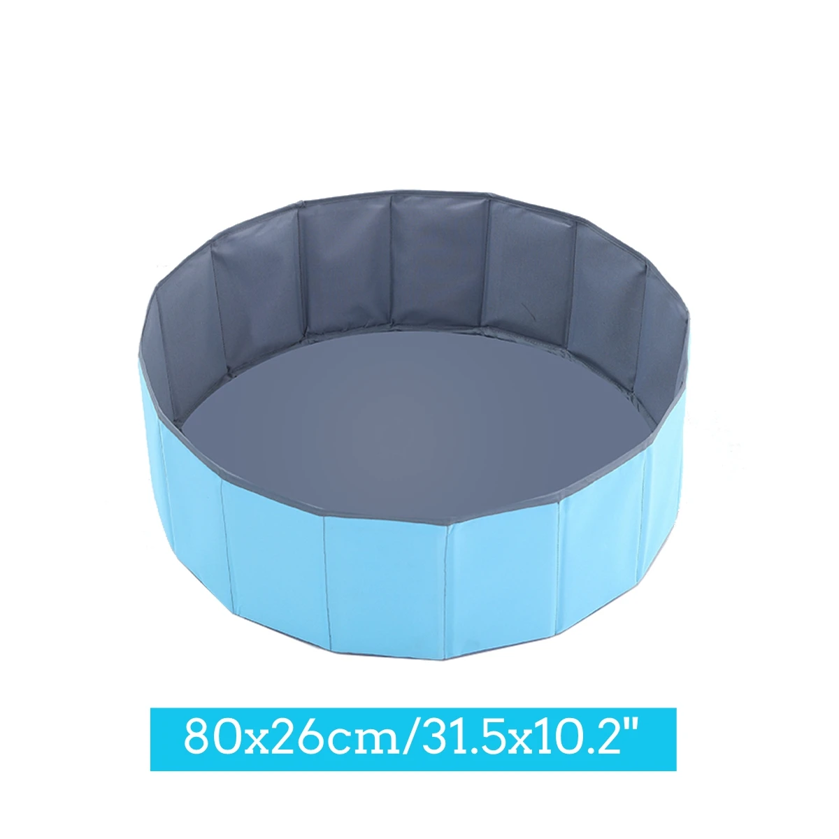 BlueGrey 80x26cm Детский блестящий мяч, ямы, складной мяч для бассейна, 80x26 см, пластиковый шар, Океанский шар, игрушечный манеж, моющийся, складной забор - Цвет: BlueGrey 80x26cm