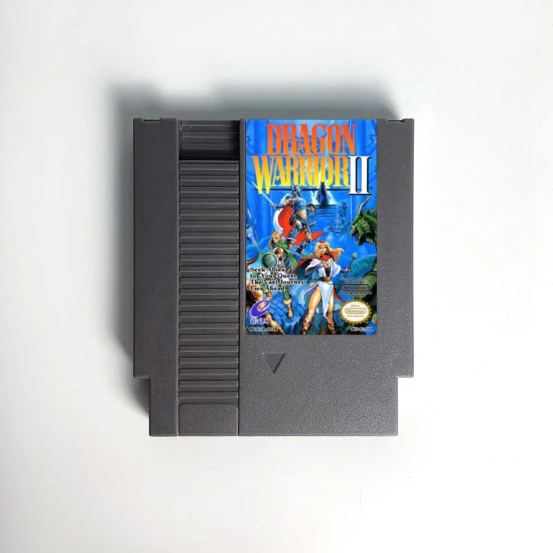 

Dragon Warrior II or III or IV - Trouble in Paradise - Game Cartridge For NES Console 72 Pins 8bit