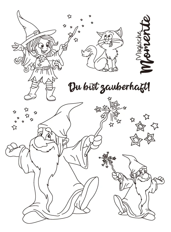 Волшебные прозрачные штампы для скрапбукинга/изготовления открыток/Детские