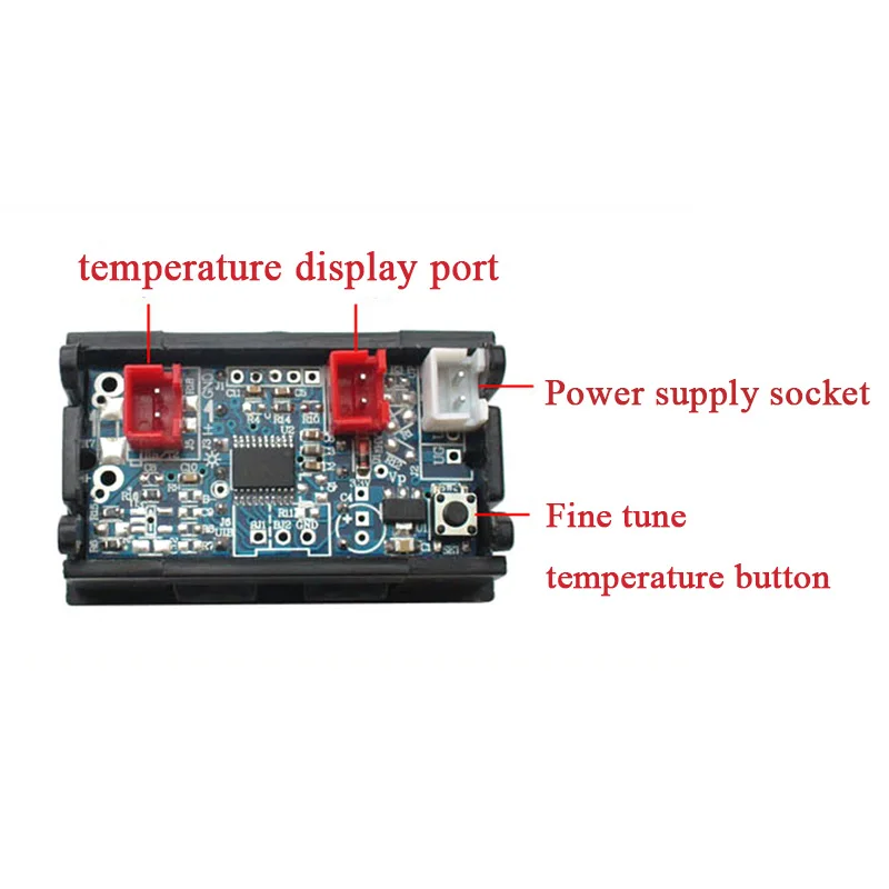 Двойной дисплей цифровой автомобильный интеркулер термометр суперзарядное