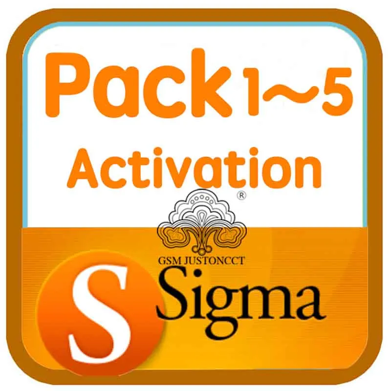 

Sigma Pack 1 2 3 4 5 Activation for Sigma box and Sigma key Online delivery