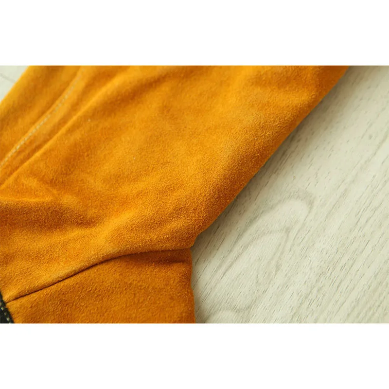 

Pure cow leather foot protection wear-resistant spark splash protection welder foot protection covering