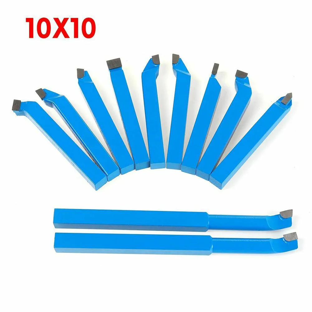 

11pcs Lathe Tool Carbon Steel Carbide Tip Cutting Turning Boring Bit Woodworking Kit For Processing General Lathes Semi-automati