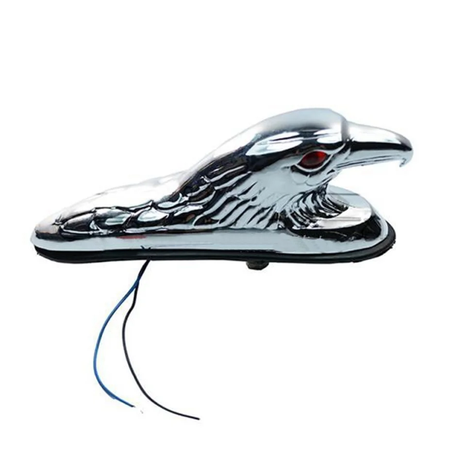 Новый хром переднее крыло рамка голова Орла орнамент статуя для мотоцикла