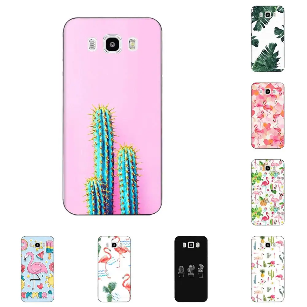 Мягкий чехол с изображением ананаса Фламинго кактуса для Samsung Galaxy Note 5 8 9 S3 S4 S5 S6 S7 S8