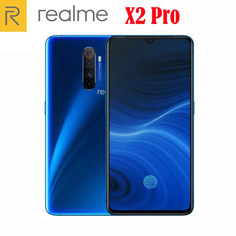 Смартфон Realme X2 Pro Snapdragon 855 Plus 50 Вт 4 камеры 64 мп 6 5 дюйма 90 Гц NFC 4000 мАч 8 ГБ 128