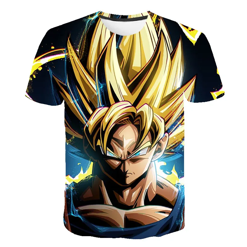 

Goku Vegeta T Shirt Dragon-Ball Z Tshirts Kids Baby Boys Clothes Japan Anime Costume Children Clothing Gohan Beerus Tops Tees