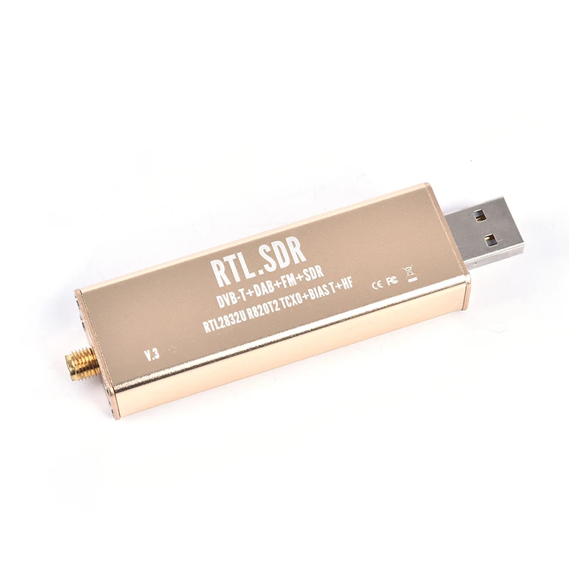 RTL SDR приемник V3 Pro с чипсетом rtl2832 rtl2832u r820t2 для любительского радио 500 кгц-2 ГГц UHF VHF