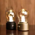 Винтажный Ночной светильник, креативная Ретро ностальгическая британская лампа, перезаряжаемая прикроватная лампа с USB, атмосферный светильник, маленькая электрическая лампа