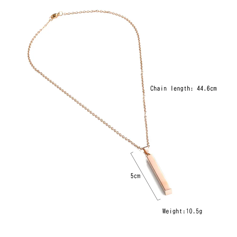 Модное ожерелье из полированной нержавеющей стали с зеркальным покрытием