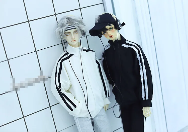 Повседневный Спортивный костюм топ + штаны для BJD 1/6 YOSD 1/4 MSD 1/3 SD13 SD17 Одежда куклы