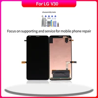 original display for lg v30 amole touch screen digitizer assembly for lg v30 amole lcd replacement with free tools