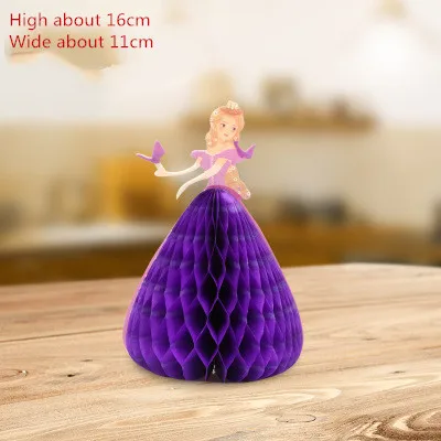 1pcs style3 1 шт 3D стерео соты бумажная резка гравировка день рождения детский подарок сказочная принцесса поздравительная открытка декоративные украшения на вечеринку - Цвет: 1pcs style3