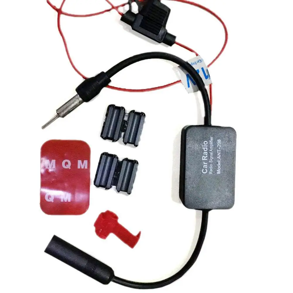 

Universal DC 10-15V Auto Car Radio FM Antenna Signal Amp Amplifier Booster For Marine Car Vehicle FM Amplifier 88-108MHz