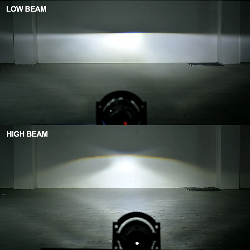Биксеноновые Противотуманные фары HID 2 5 дюйма металлическая линза проектора