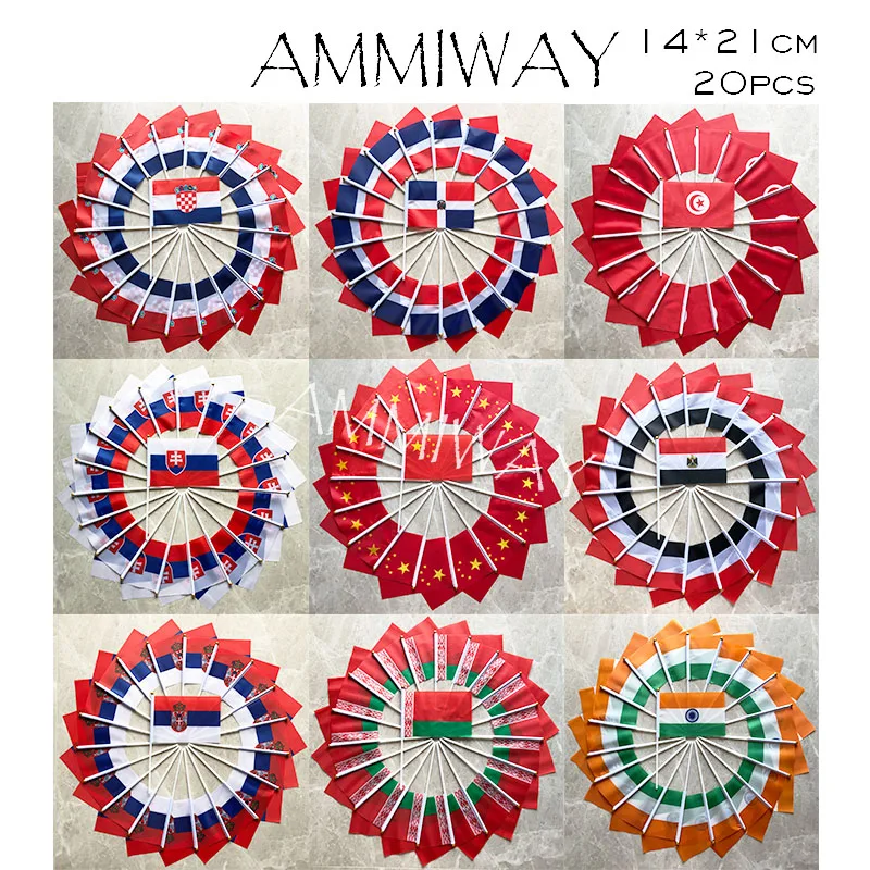 AMMIWAY 14x2 1 см 20 шт. норвежская Чешская Республика Италия Марокко Швеция Польша
