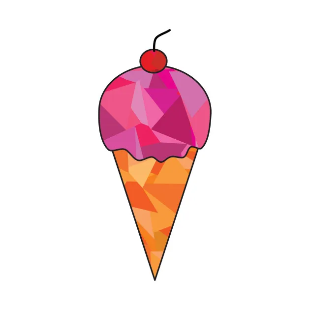 1 шт. милое Лето мороженое наклейка для тележки рюкзак ПВХ скейтборд