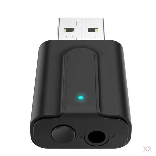 2 USB Bluetooth передатчик приемник беспроводной 3 5 мм Aux адаптер аудио Музыка |