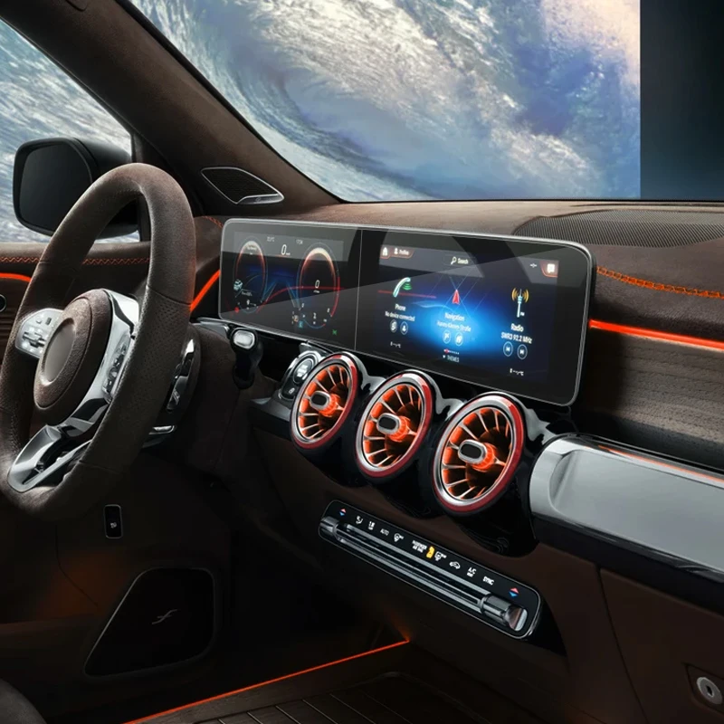 Стайлинг автомобиля пленка на приборную панель для Mersedes Benz GLB-Class X247 2019-2020