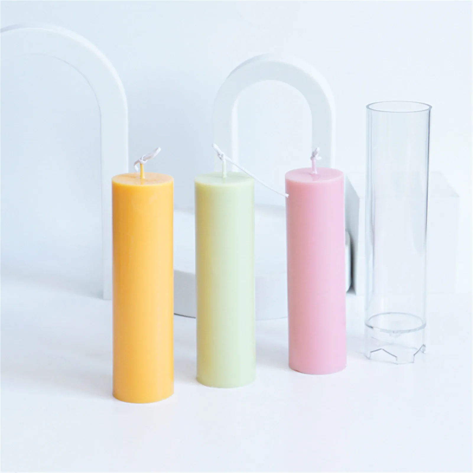 

Candle Mold Long Rod Plastic Candle Mould Diy Candle Tool Handmade Crafts Supplies