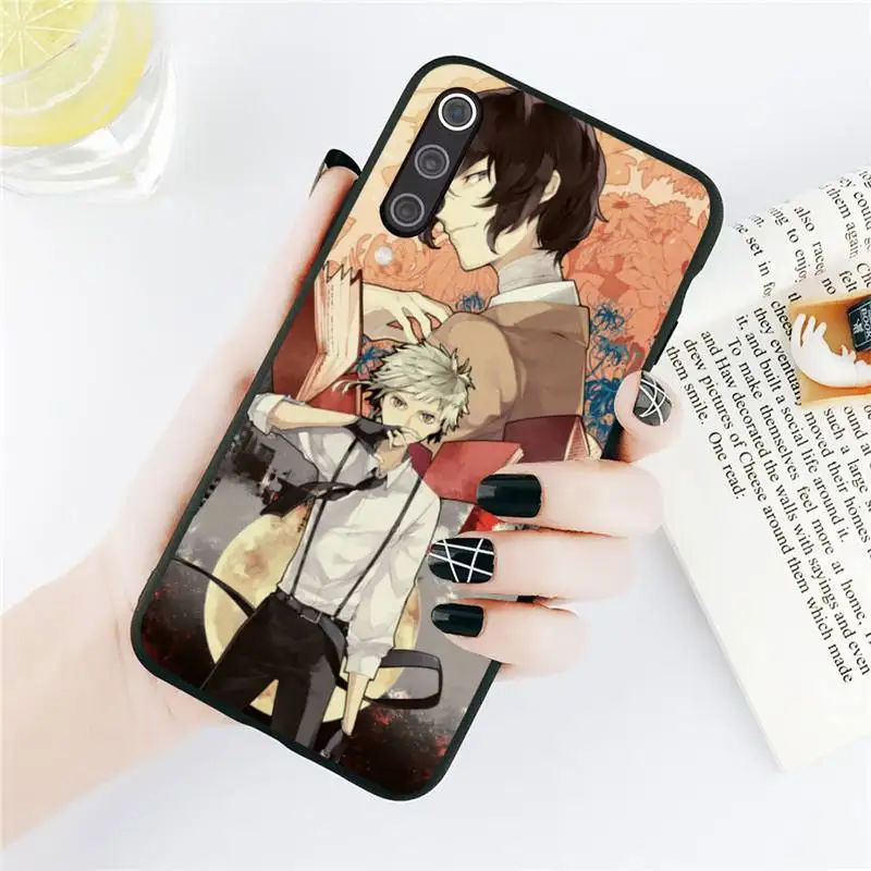 

Anime Bungou Stray Dogs Phone Case For Xiaomi Redmi note 7 8 9 t max3 s 10 pro lite Luxury brand shell funda coque
