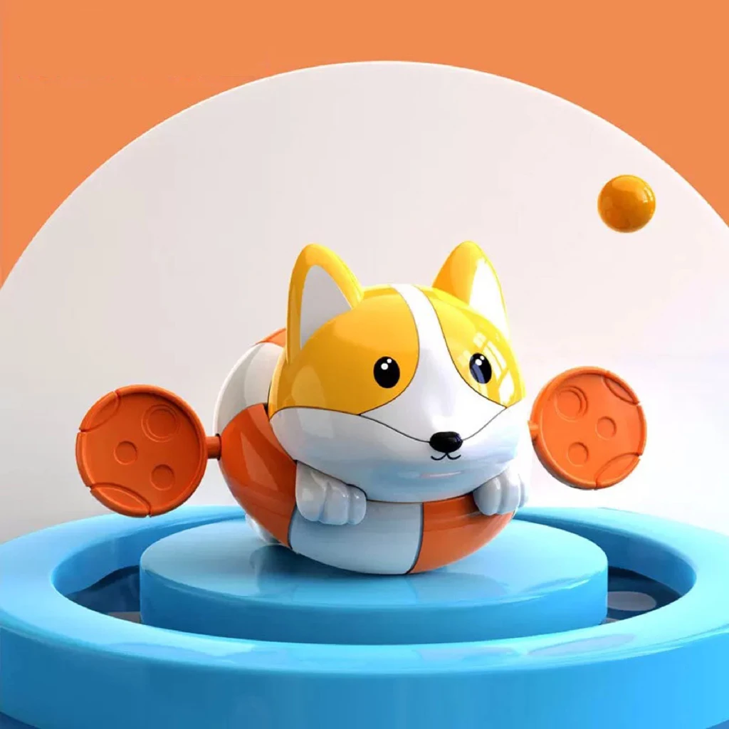 Cartoon Classic Clockwork Wind-up Toy Dog Baby Bathing Pool Bathtub Floats Shower Play in Water Bath Toy for Kids