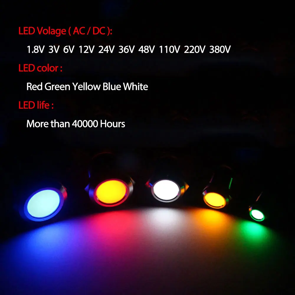 Металлический Водонепроницаемый Iindicator светильник с изоляционный контактный