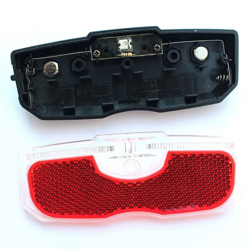 Bike Cycling Bicycle Rear Reflector Tail Light For Luggage Rack NO Battery for make your night riding safer