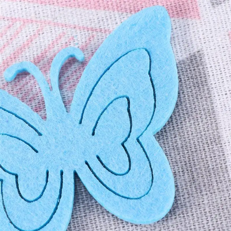 30 шт./10 шт. фетровые нашивки с бабочкой|Войлок| |