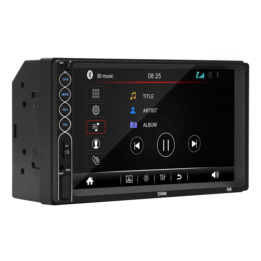 

Car Radio Multimedia Player Bluetooth for Android IOS Audio Stereo Bluetooth Autoradio AUX-in FM Radio Receiver