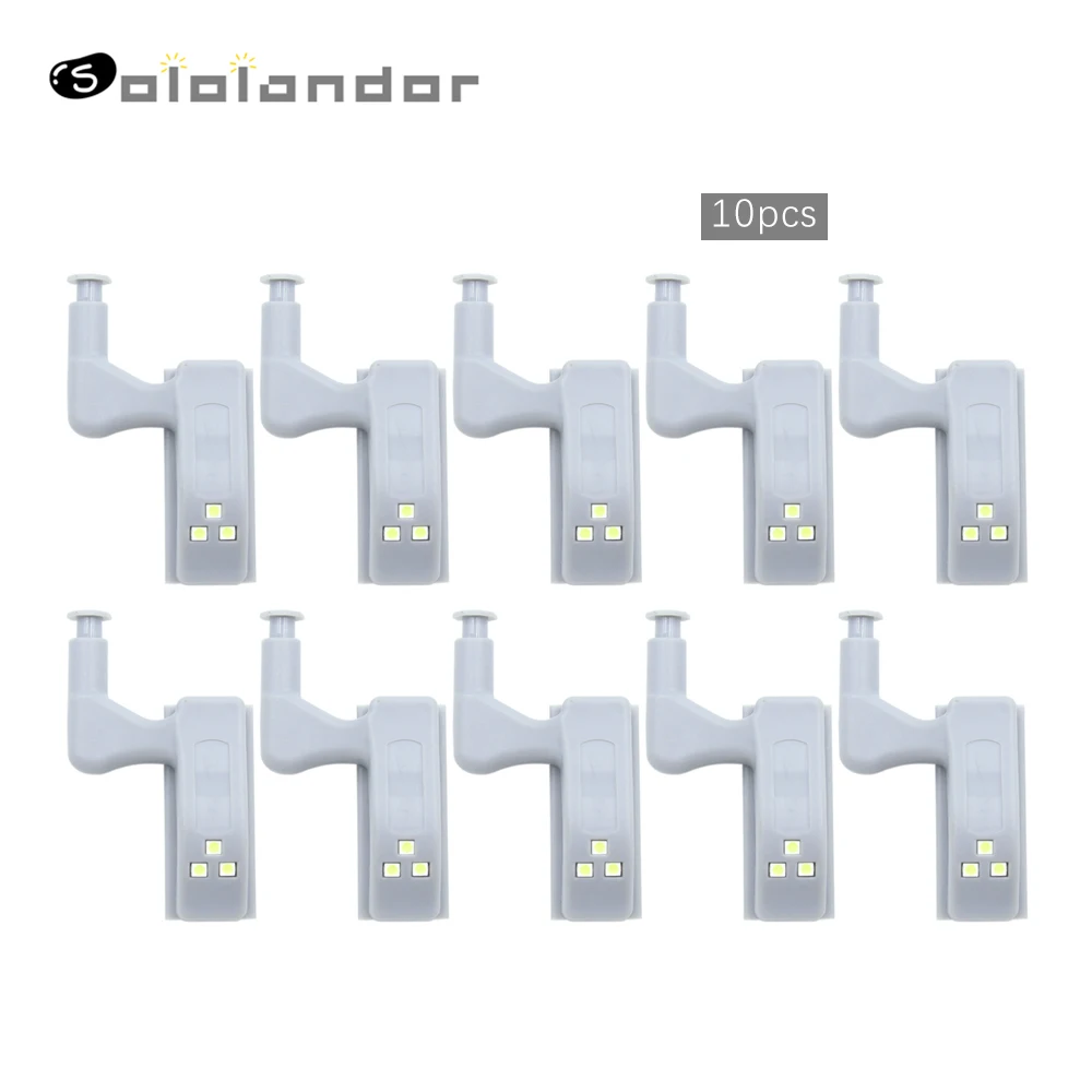 SOLOLANDOR 10 шт. LED Smart Touch Индукционная шкаф светильник со стеклянными дверями