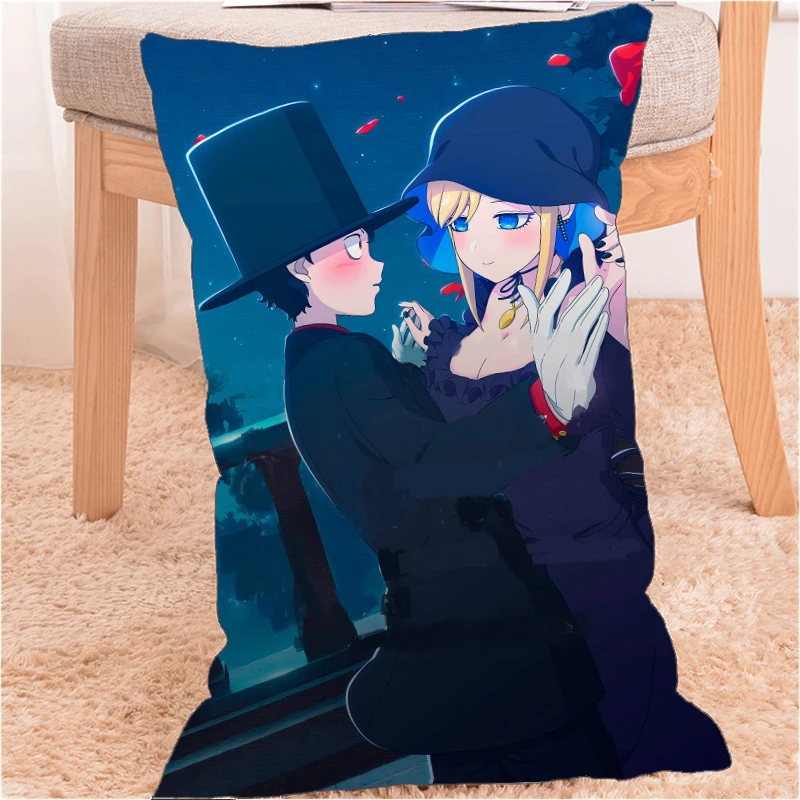 

Чехол с рисунком в стиле аниме Подушка «Dakimakura», чехол с изображением герка смерти и его служанки, Алисы, аксессуары для украшения дома 60x40 см
