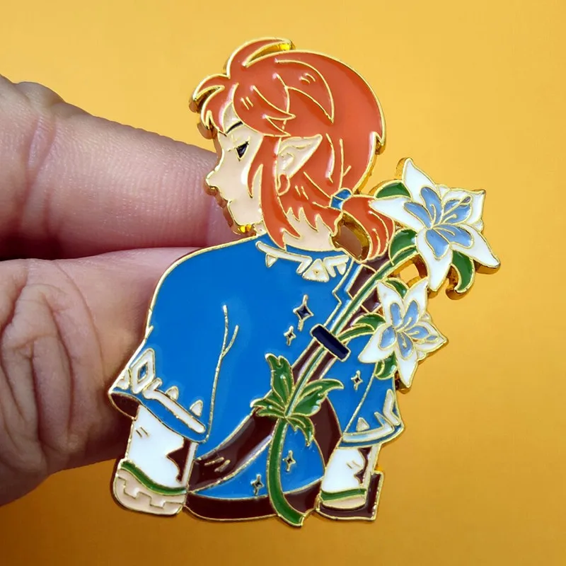 Жесткие металлические броши-значки с имитацией джинсовой одежды | Украшения и