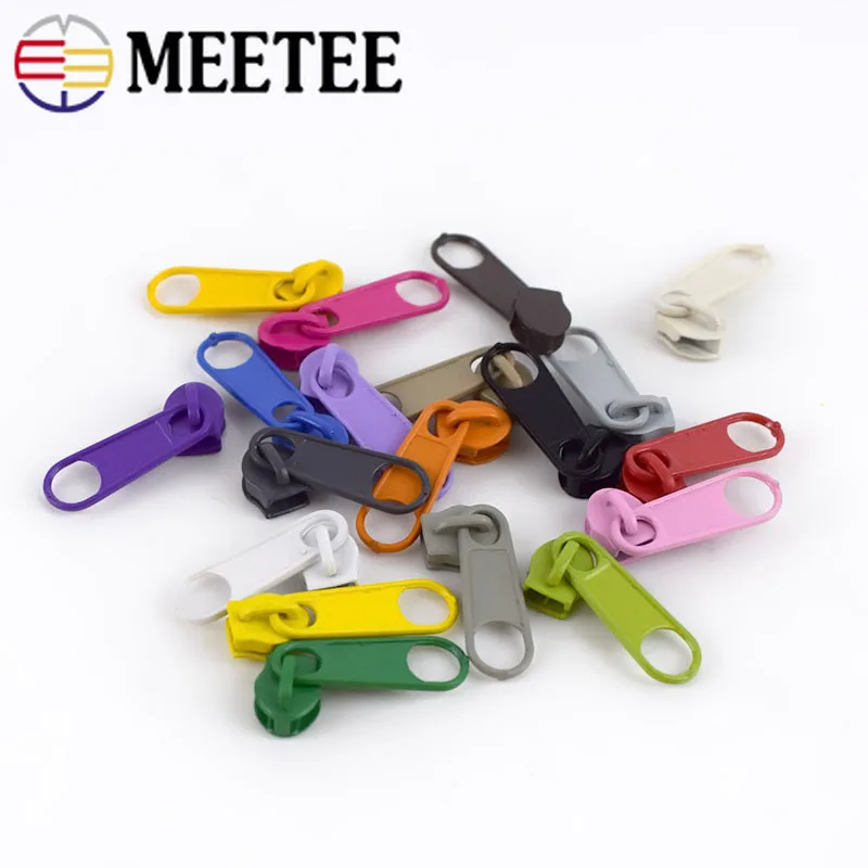 100 шт. экологичные 3 # слайдеры на молнии для нейлоновых сумок пододеяльник