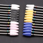 Керамическая фрезерная бита, бита для маникюрной дрели, керамические фрезы для маникюрного аппарата, алмазная фреза для маникюра, фрезерная головка для педикюра