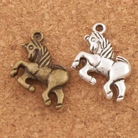 unicorn spacer charm beads 20x16mm 100pcs zinc alloy bronze pendants alloy handmade jewelry diy l094