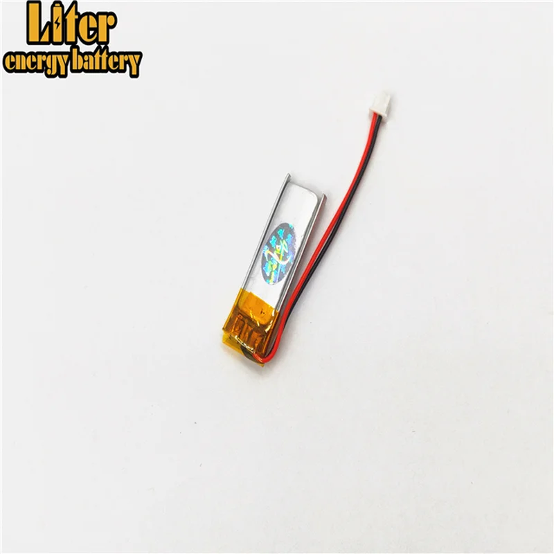 1 25 мм 2-контактный разъем 401030 110 мАч 3 7 в перезаряжаемая литий-полимерная