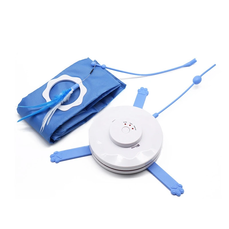 Игрушка для кошек 2 в 1 мобильная мышь перо палочка сумасшедшая игрушка