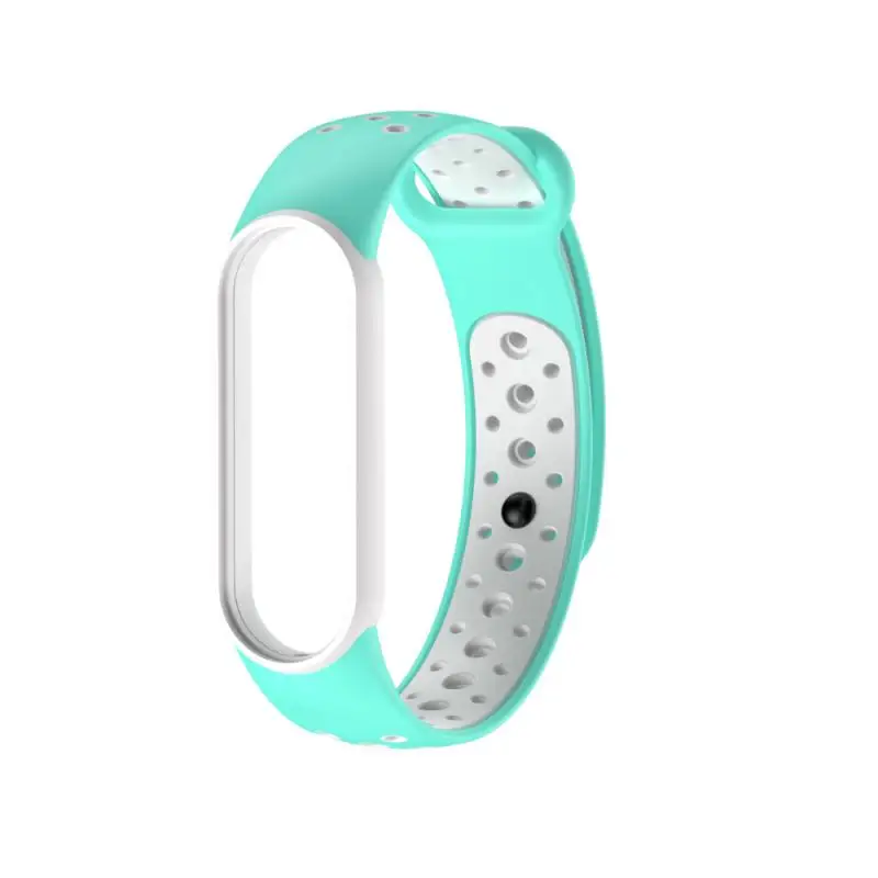 5tpu wristband dual color breathable strap wearable devices smart electronics smart accessories suitable for xiaomi mi band free global shipping