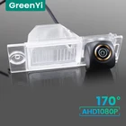 GreenYi 1080P HD 170  Автомобильная камера заднего вида для Hyundai Tucson IX35 2015 2016 Ночное видение Реверсивный 4-контактный разъем для парковки автомобиля AHD