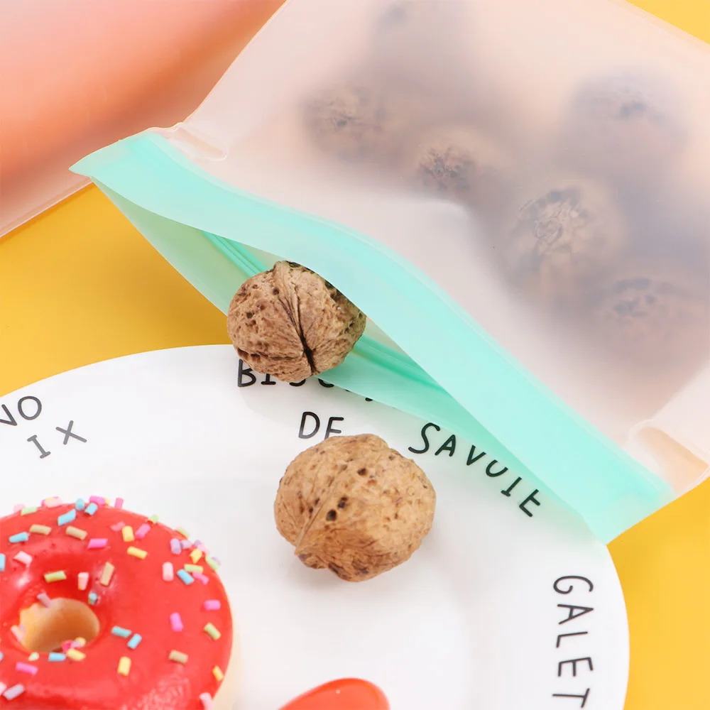 Многоразовый пакет для хранения пищевых продуктов PEVA улучшенный герметичный