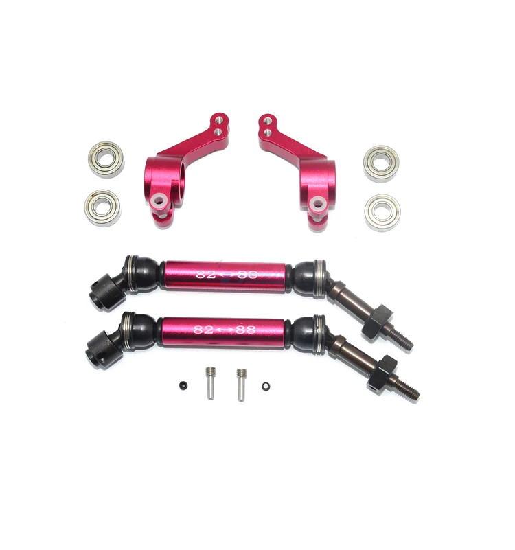 GPM TRAXXAS SLASH 6 мм bold 45 # стальная головка + металлический задний CVD рулевой стакан с