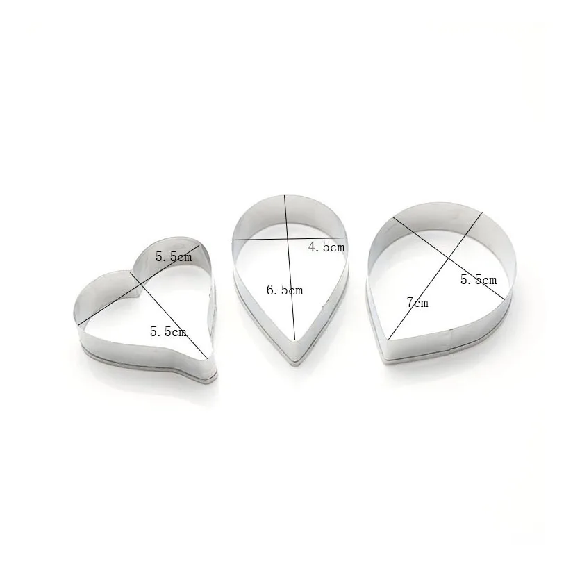 Оптовая продажа 10 комплектов (3 шт./комплект) трехцветные Лепестковые резаки