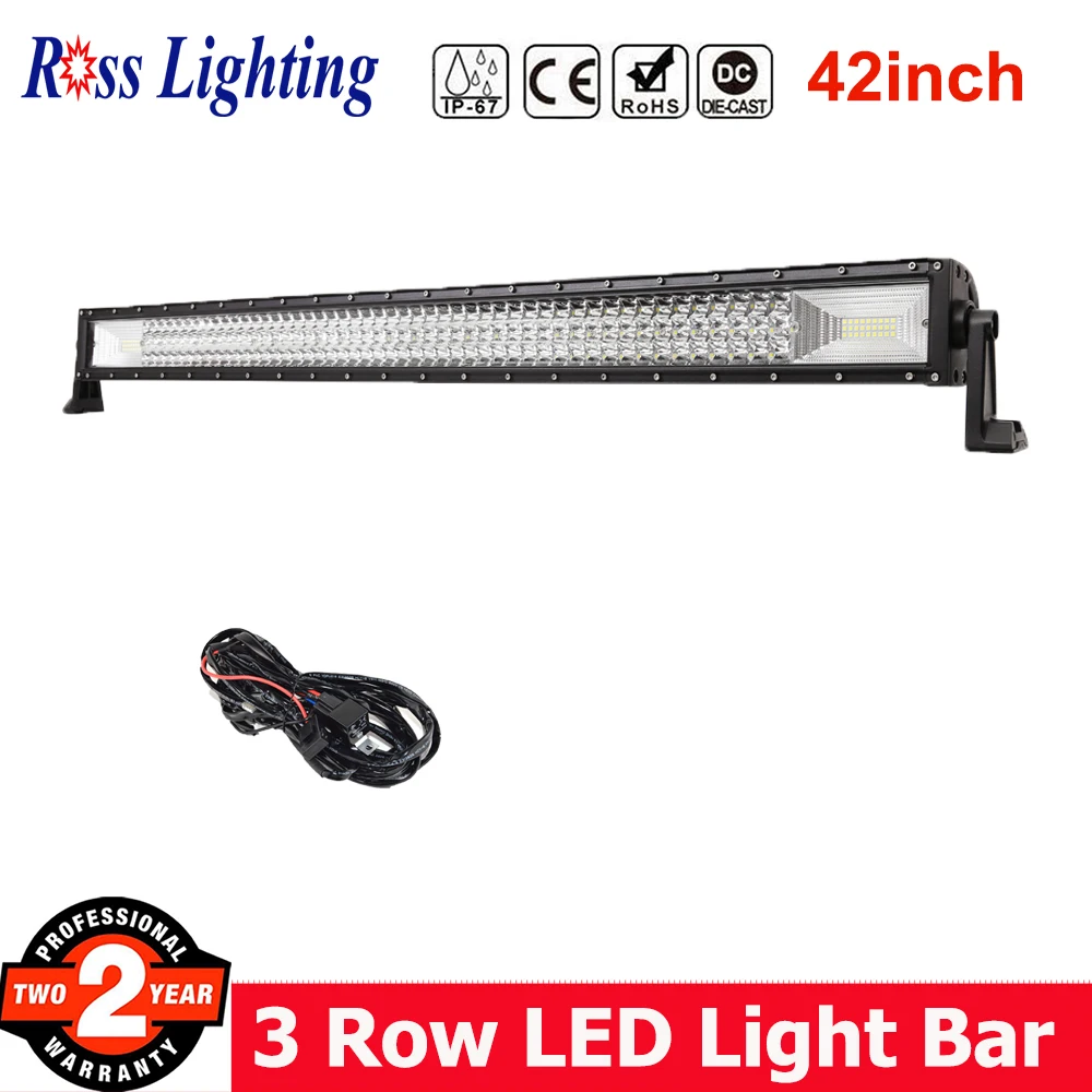 42 дюйма 540 Вт внедорожный светодиодный рабочий светильник бар комбинированная