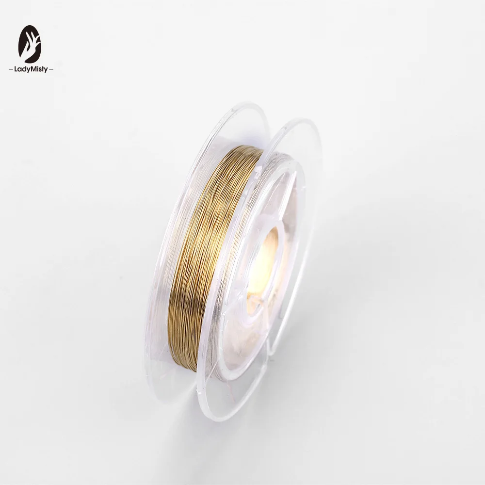 1 рулон медной проволоки для ногтей художественный амулет DIY дизайн 3D наконечники