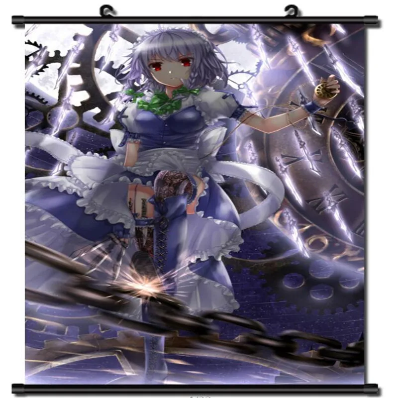 Японская декоративная картина аниме проект TouHou воплощение алого Изая Сакуя