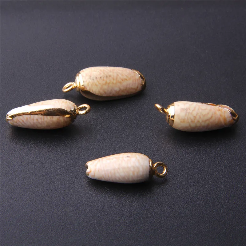 5Pcs/Lot 27mm Charm Natural Sea Shell Conch Pendants for Bracelet Earring Necklace Beach Jewelry Making DIY | Украшения и